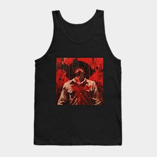 Blood Splatter Art Tank Top